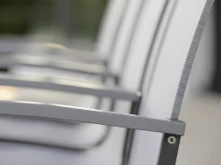 Stapelsessel EVOEE Aluminium anthrazit|silber