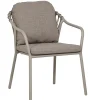 Stapelsessel Sevilla Alu Rope Graubeige