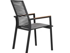Stapelsessel Toulouse Alu anthrazit Rope Dark Grey