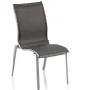 Stapelstuhl Tampa Alu Outdoorgewebe silber/anthrazit