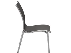 Stapelstuhl Tampa Alu Outdoorgewebe silber/charcoal