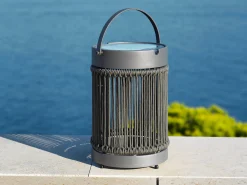 Star Solar-Leuchte small Alu Rope mit Tragegriff