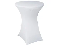 Stehtischüberzug Husse San Remo Ø85cm Weiß