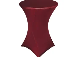 Stehtischhusse stretch bordeaux Ø85cm
