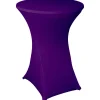 Stehtischhusse stretch violett Ø85cm