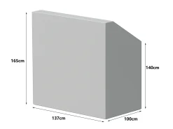 Strandkorb Abdeckung Premium Select bis 137cm Breite