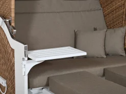 Strandkorb Luxury Aluminium XL PE Arabica Dessin Southend 168