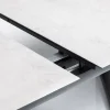 Synchron Ausziehtisch 160/210x100cm Alu anthrazit Glas-Keramik grau