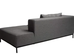 Taavi Recamiere Armlehne links Outdoorstoff seidenschwarz