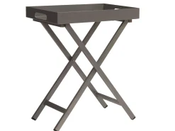 Tabletttisch Aluminium 60x40cm graphit