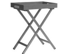 Tabletttisch Aluminium 60x40cm graphit