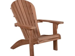 Teak Adirondack Chair Silfia mit Fußhocker