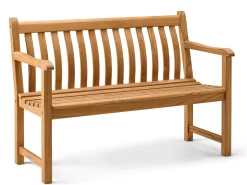 Teakholz Bank Broadfield 122cm Zweisitzer