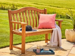 Teakholz Bank Turnberry 129cm 2-Sitzer