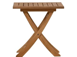Teakholz Beistelltisch Milano Premium 48x48cm quadratisch