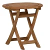 Teakholz Beistelltisch Milano Premium Ø48x50cm rund