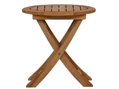 Teakholz Beistelltisch Milano Premium Ø48x50cm rund