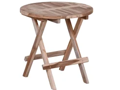 Teakholz Beistelltisch Modena Economy Ø50cm