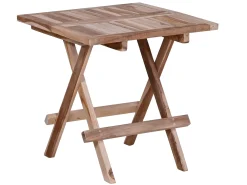 Teakholz Beistelltisch Modena Economy 50x50cm