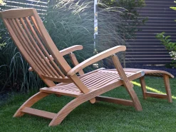 Teakholz Deckchair Milano Premium