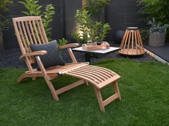 Teakholz Deckchair Milano Premium