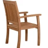 Teakholz Dining Gartensessel Milano Premium