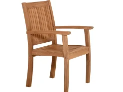 Teakholz Dining Gartensessel Milano Premium