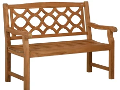 Teakholz Gartenbank Ashbury Grid 122cm