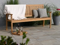 Teakholz Gartenbank Milano Premium 184cm 4-Sitzer
