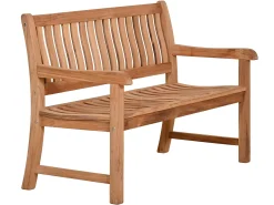 Teakholz Gartenbank Napa 130cm 2-Sitzer