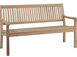 Teakholz Gartenbank 3-Sitzer Coral 150cm