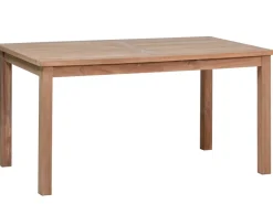 Teakholz Gartentisch Silfia Bistro 120x80cm