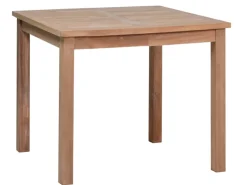 Teakholz Gartentisch Silfia Bistro 80x80cm
