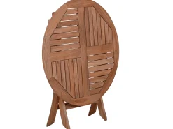 Teakholz Klapptisch Milano Premium Ø90cm