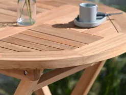 Teakholz Klapptisch rund Hampton Ø70cm