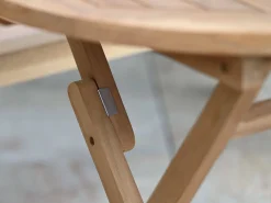 Teakholz Klapptisch rund Hampton Ø90cm