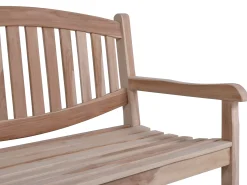 Teakholz Sitzbank Anita 2-Sitzer 120cm