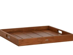 Teakholz Tablett Aspen geölt 60x60cm