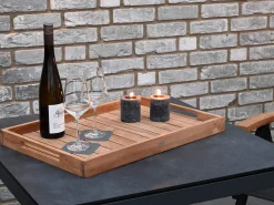 Teakholz Tablett John 60x40cm