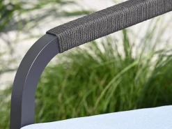 4-teiliges Alu-Rope Loungeset Royal Orchid