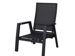 4-teiliges funktionales Alu Loungeset Providence HPL Lifttisch 138x80cm