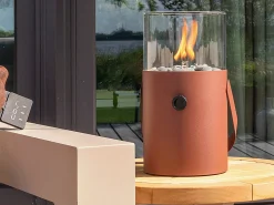 Tischfeuer Cosiscoop Original terra brown