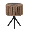 Tischleuchte Lunara Alu-Rope Solar LED Ø27x38cm